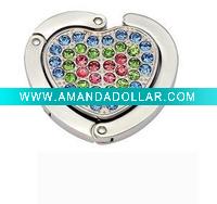 Wholesale foldable handbag hook/purse hanger