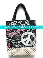 lovely mini canvas handbag
