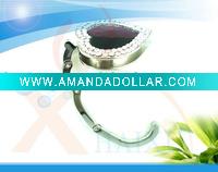foldable zinc alloy handbag hook
