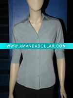 Wholesale Woman half-sleeve shirts lady fashion shirts