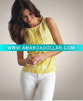 Wholesale 2010 new style of lady's fashion cotton shirt