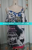 2011 newest design lady printed top