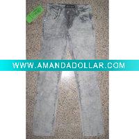 Wholesale hzs1120361-3 lady sexy tight Snowflakes jeans stocks wholesales