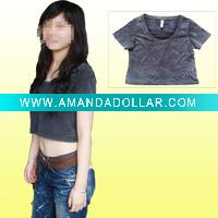 bare-midriff top