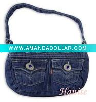 Wholesale denim jean handbag