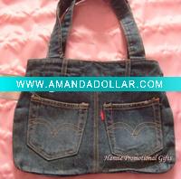 Wholesale denim jean handbag