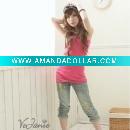 Wholesale Bowknot Long Cotton Tube Top T-shirt Rose