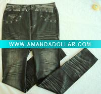 Wholesale Fashion Women's Jean Legging Tights