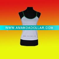 sublimation lady sun top(sublimation t-shirt)