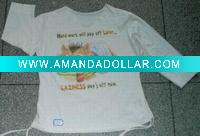 Wholesale Ladies' fashion printed t-shirt