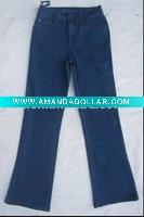 Wholesale ladies' loose jeans