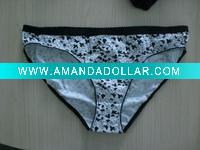 2011 women' panties cotton printed bikini shorts for girls