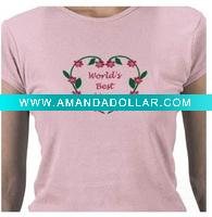 Women short sleeve printed T shirt