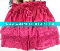 Wholesale lovely lace women short skirt