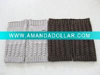 Wholesale women jacquard short gloves