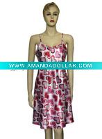 Wholesale satin sexy braces skirt for ladies