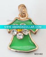 Wholesale enamel alloy charm, skirt