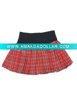 Wholesale 100% cotton girls skirt
