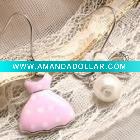 Wholesale pink skirt ear drop