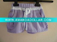 Wholesale hot sale in stock girl's pants