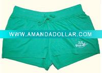 Wholesale green short pant for woman