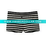 Wholesale printing stripe short pants for ladies