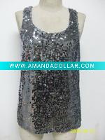 OEM designed women Sequined vest 2011 supplier