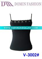 Wholesale ladies fashion beaded vest,tank top