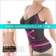 Wholesale Slimming Slim Vest as Body Shaping Shaper Garment Sexy Vest Calories off Black or Beige 100pcs