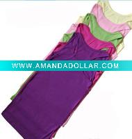Wholesale 100% cotton lady vest