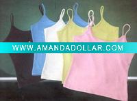 Wholesale women fashion cotton elastic sexual with lace tank top