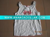 girls' polyester tank top