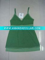 LADIES' 60% COTTON 40% POLYESTER KNITTED TOPS
