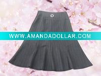 Wholesale Fashion pleated polyester skirt