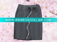 Wholesale Fashion pleated polyester skirt