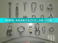 Wholesale stainless steel casting&forged shackle,clip,turnbuckle
