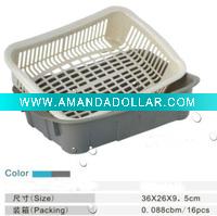 Colander/strainer & Rectangle sink set,Plastic products,Vegetable/fruit basket