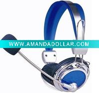 Multimedia headphone with microphone