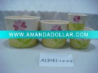 colorful ceramic flower pot