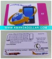 Wholesale Glossy Recharge Phone Card For Telecom Service