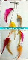 Wholesale F-010 rooster feather extension with Jaw-clip