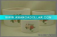 Wholesale 25136 Cozy ceramic/porcelain flower pot for Valentine gift