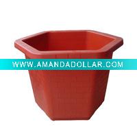 plastic flower pots