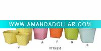 Wholesale COLORFUL PLASTIC FLOWER POT