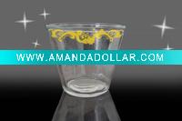 Wholesale clear glass flower pot/glassware
