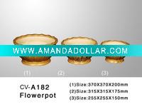 Wholesale handpainted ceramic flower pot CV-A182