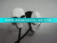 Skull punk earphone