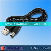 Wholesale 5.5MM/2.1MM - USB A MALE DC POWER CABLE