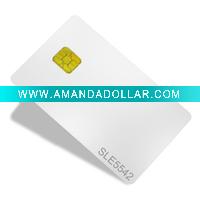 Plastic IC card with Chip SLE5542 for Toll Call