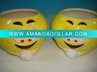 Wholesale Hand painted ceramic pottery flower pots